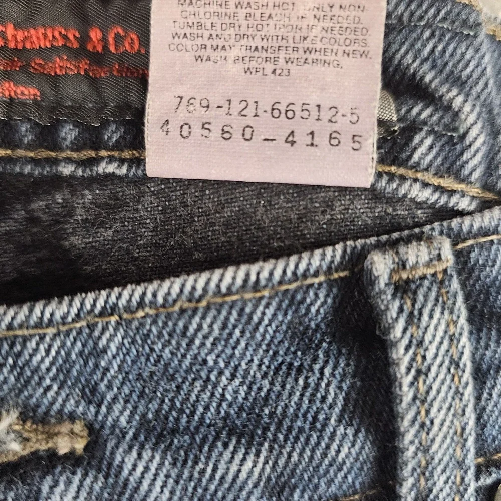 Vintage Levi's Silvertab Loose Tapered Leg Dark Wash Jeans 36x34 (34x33.5)
